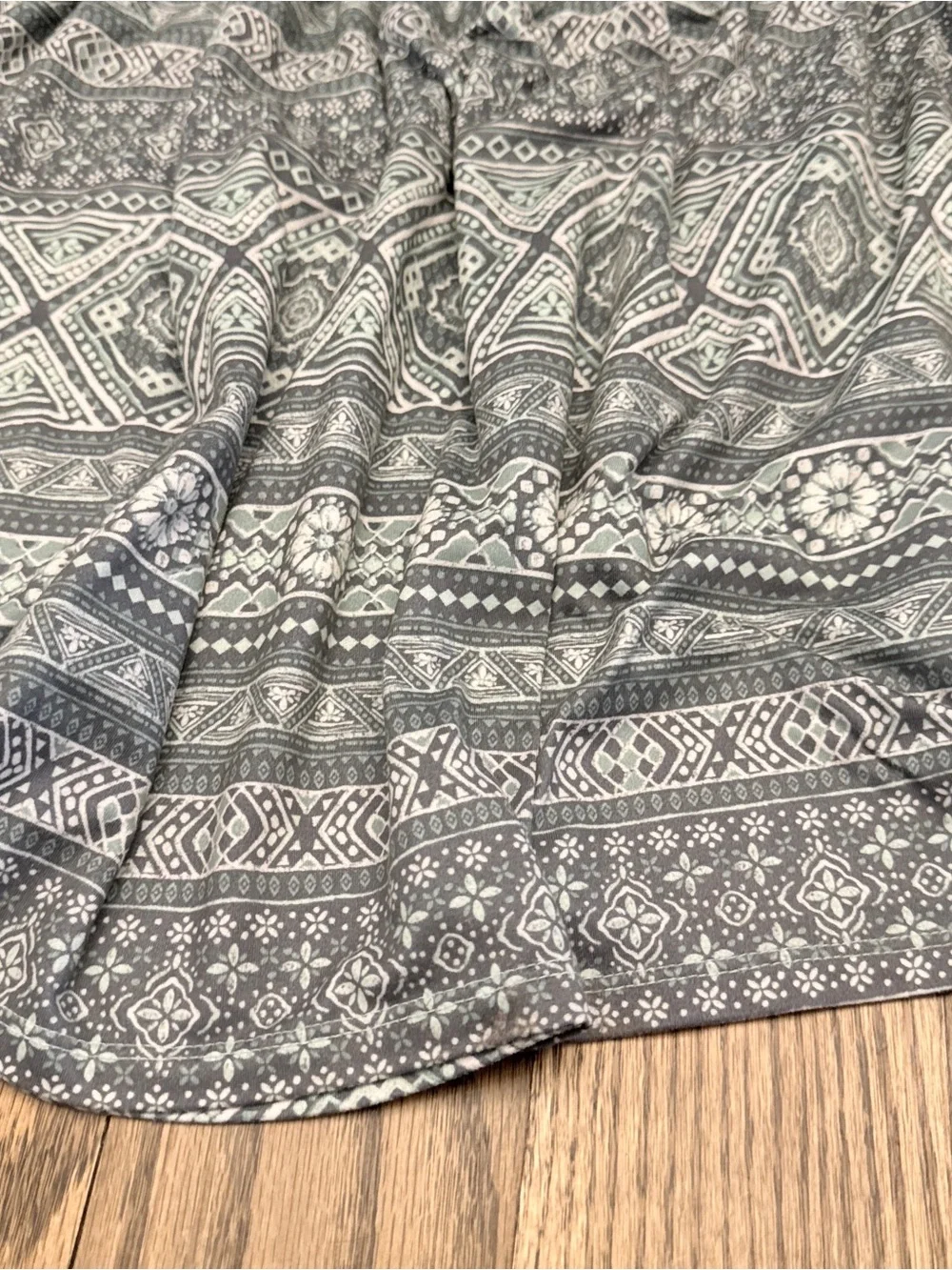 Justice Girls Geometric Long Dress Sz 14/16 Soft EE
